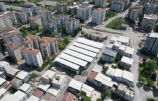 Bağlaraltı Pazar Alanı'nda son rötuşlar