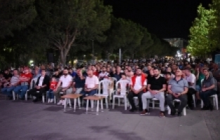 Milli Maç heyecanı Yıldırım'da yaşandı