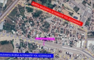 Bursa'da yol düzenlemesi