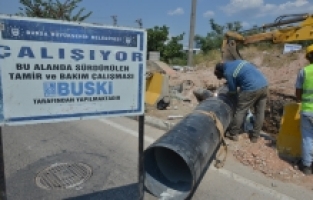 Büyükşehir’den sağlıklı ve kesintisiz su temini