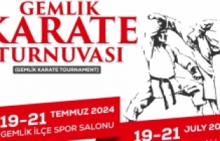 Spor şehri Gemlik'te karate şöleni