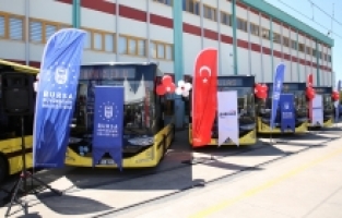 Bursa Büyükşehir’in ulaşım filosu büyüyor