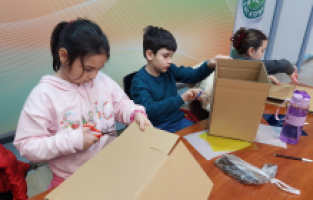 Bursa'da çocukların penceresinden hayal evleri