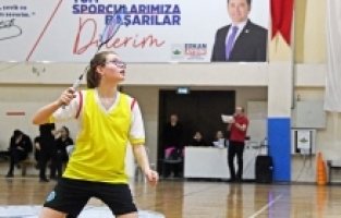 Osmangazi’de badminton heyecanı