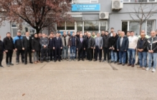 BUSKİ'de bayramlaşma heyecanı