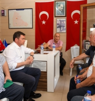 Başkan Aydın vatandaşlarla buluştu