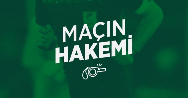 Bursaspor Tuzlaspor Maçının Hakemi Belli Oldu