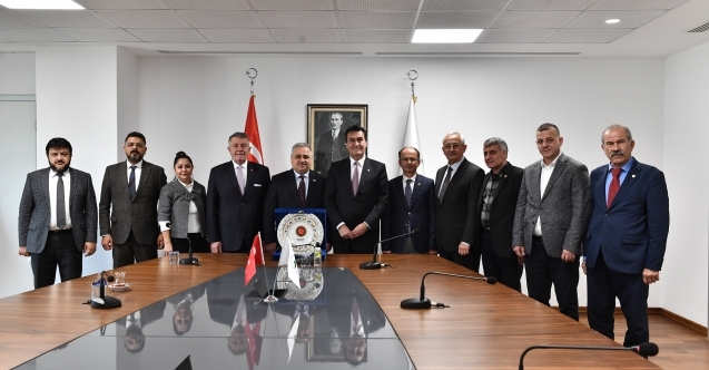 Türkiye Muhtarlar Konfederasyonundan Başkan Dündara Ziyaret
