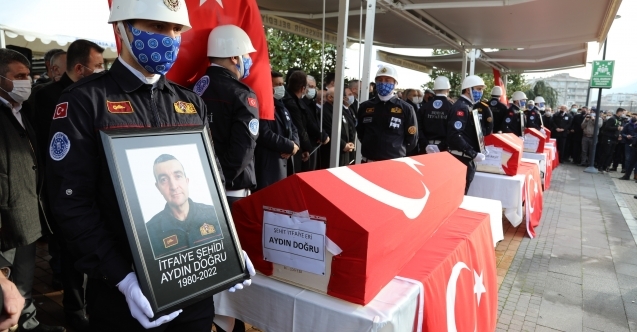 Kahramanlara hüzünlü veda