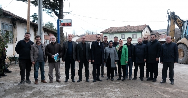 Bilalköyün sokakları parke taşla kaplanıyor