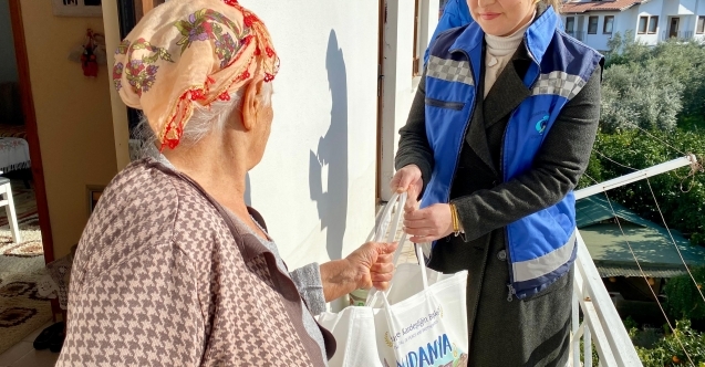 Mudanya Belediyesinden emeklilere gıda desteği