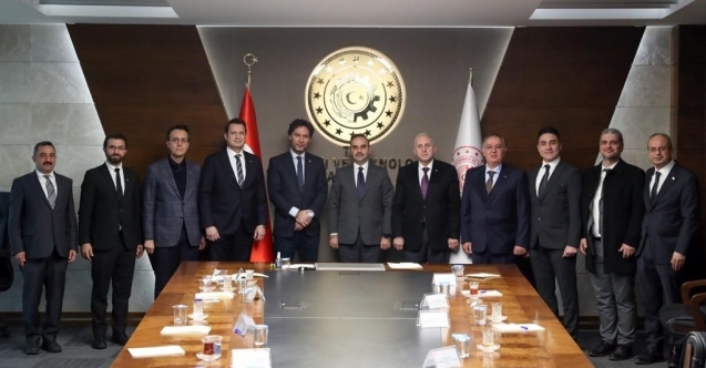 Sanayi ve Teknoloji Bakanı Kacır, Makina İmalatçıları Birliğini ağırladı