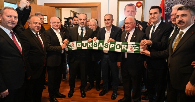 Bursa Belediye Başkanları, Bursasporu ziyaret etti