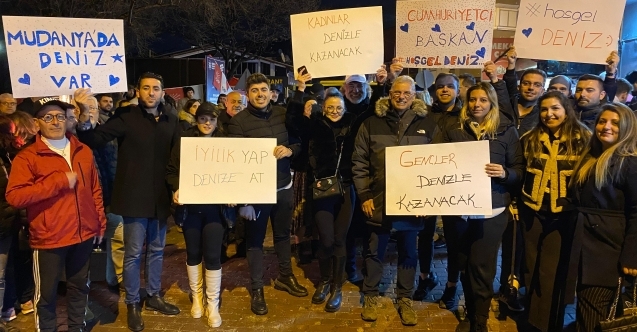 Deniz Dalgıç Mudanyayı geleceğe taşıyacağına söz verdi
