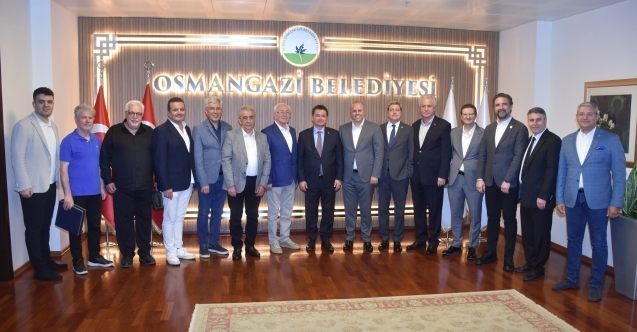 BALKANTÜRKSİAD Yönetiminden Başkan Aydın#039;a ziyaret