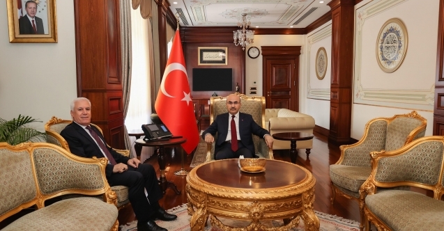 Başkan Bozbeyden ilk resmi ziyaret Bursa Valisi Demirtaşa