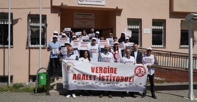 Bursada Sağlık Çalışanları Vergide Adalet İstiyor