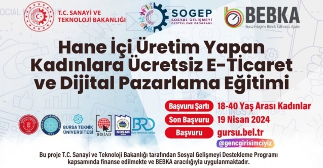 Gürsulu kadınlara E-Ticaret ve pazarlama eğitimi