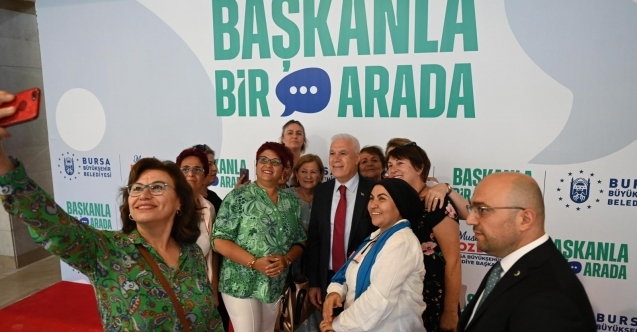 Bursalılar, Başkan Bozbey ile buluştu