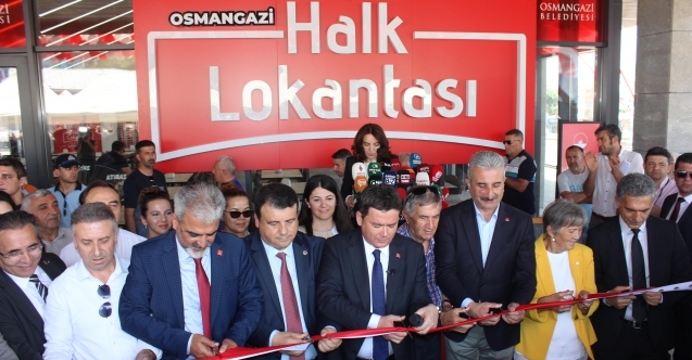 Bursanın ilk halk lokantası açıldı