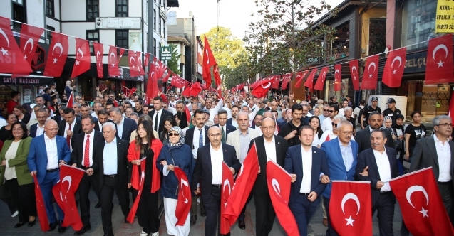 15 Temmuz Bursada törenlerle anıldı