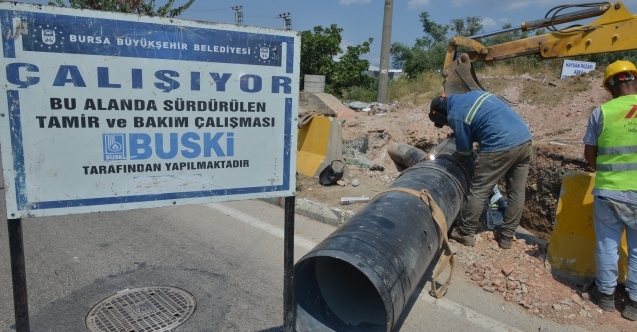 Büyükşehirden sağlıklı ve kesintisiz su temini
