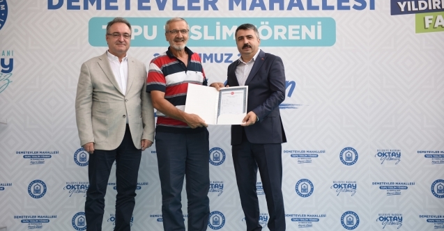 Demetevler#039;de 16 yıllık imar sorunu çözüldü