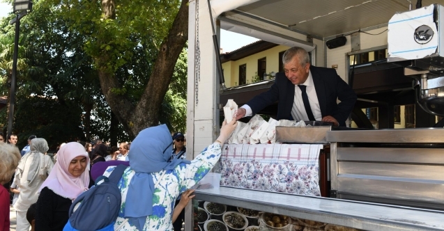 Osmangazide 15 Temmuz şehitleri için lokma ikramı