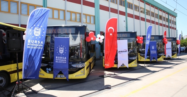 Bursa Büyükşehirin ulaşım filosu büyüyor