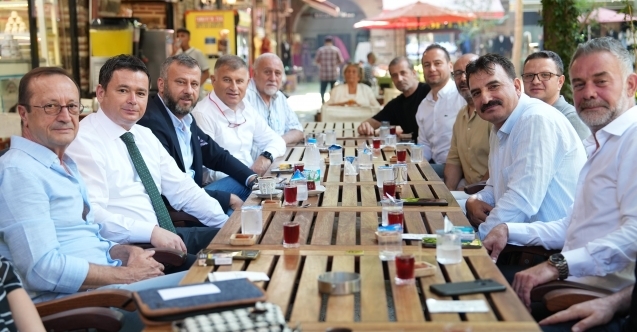 Başkan Aydın güne esnaf ziyareti ile başladı