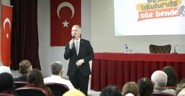 Başkan Taban Kariyer Gününde lise öğrencileriyle buluştu