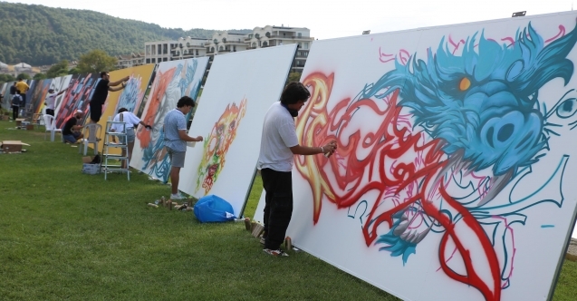 Türkiyenin en büyük ‘Graffiti Şenliği Bursada