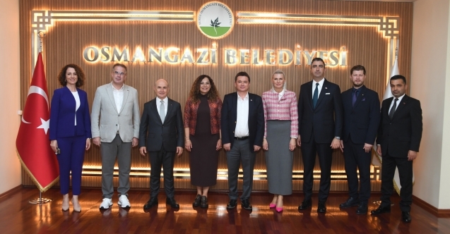 Başkan Aydın, belediye başkanlarını ağırladı