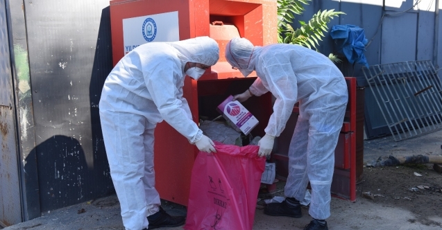 Yıldırımda 580 kilogram zirai ilaç atık kutusu toplandı