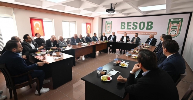 BTSO Başkanı Burkay#039;dan BESOB#039;A tarihi ziyaret