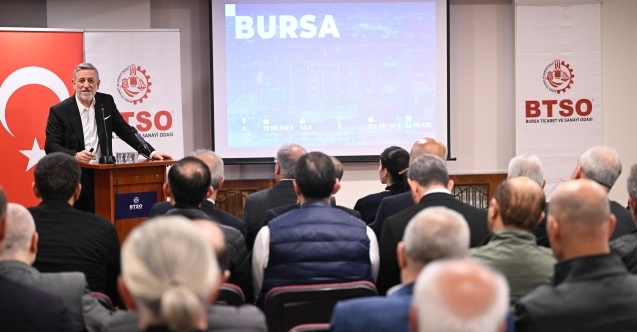 BTSO Başkanı İbrahim Burkay Tarihi Çarşı ve Hanlar Bölgesi Üyeleriyle Buluştu
