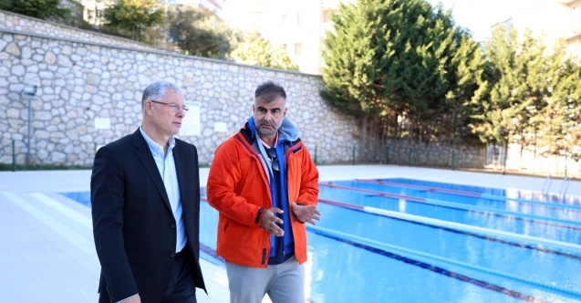 Mudanya havuzu kışa hazırlanıyor