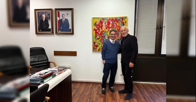 Araştırmacı yazar Celal Özcan#039;dan nezaket ziyareti