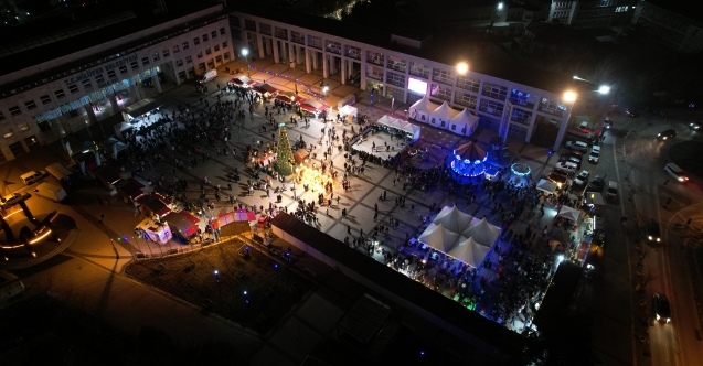 Nilüferde Yeni Yıl Festivalinde eğlence ve alışveriş bir arada