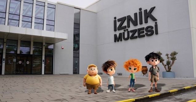 Çınar ve arkadaşları İznik Müzesinde
