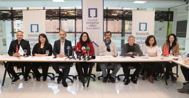 Mimarlar Odası Bursa Şubesi#039;nden imar affı itirazı