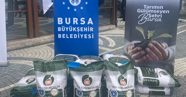 Bursa Büyükşehir#039;den çiftçiye tohum desteği