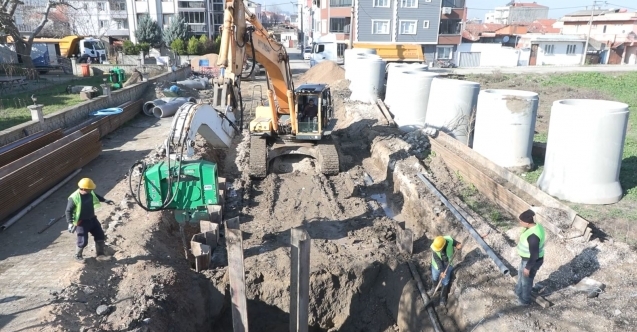 Bursa Büyükşehirden sağlıklı altyapı için yoğun mesai