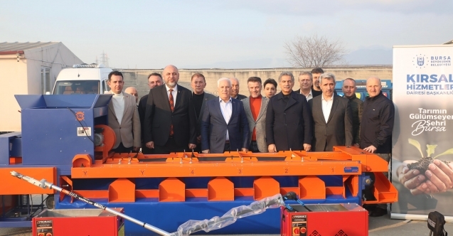 Büyükşehirden kırsala ekipman desteği