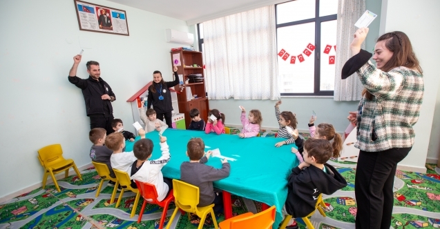 Çocuklara quot;Temel Afet Farkındalık Bilinci Eğitimiquot; verildi