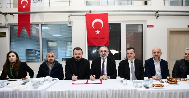 Kestel Belediyesi ve Kesbeltaş A.Ş.#039;de toplu sözleşme imza töreni