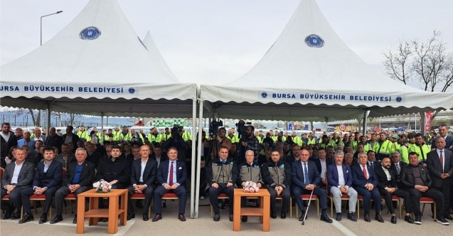 Bursa Büyükşehir, yeni ilaçlama filosunu hizmete sundu