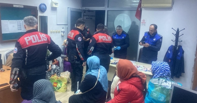 Gemlik Zabıta dilencilikle mücadeleye devam ediyor