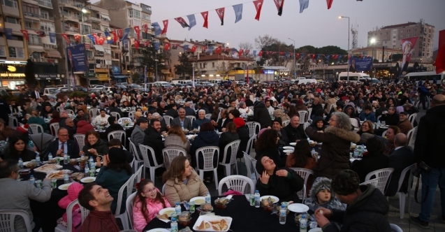 Büyükşehir, Gemlik#039;te iftar programı düzenledi