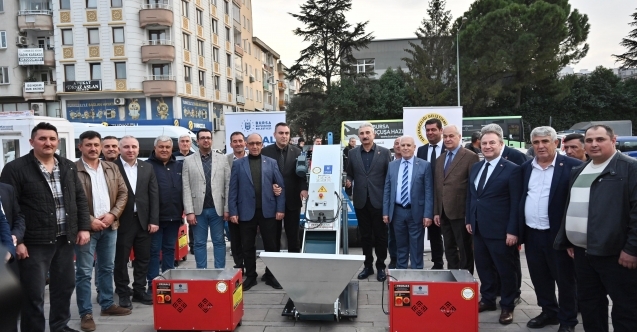 Büyükşehirden üreticiye ekipman desteği
